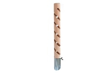 Psí pisoár design 4 dřevěný 40 cm