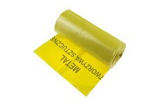 Pytel na odpad 120 l, žlutý (na plast a kov), 10 ks – GEKO