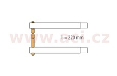 ramena pro bodovací kleště s krytkou PORTASPOT, délka 220 mm (2 ks)