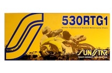 řetěz 530RTG1, SUNSTAR (x-kroužek, barva zlatá, 112 článků)