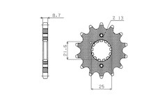 řetězové kolečko pro sekundární řetězy typu 530, SUNSTAR (14 zubů)