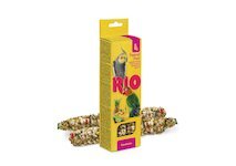 RIO tyčinky pro střední papoušky s tropickým ovocem, 2x75g