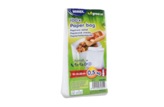 Sáčky svačinové papírové, 100ks, 500g, bílé