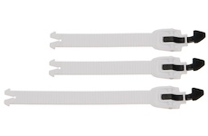 sada přezek pro boty TECH1 a TECH3, ALPINESTARS (bílé, sada 3 ks)