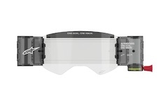 sada ROLL-OFF WIDE VISION pro brýle SUPERTECH, ALPINESTARS (čiré plexi, čepy pro strhávací slídy)