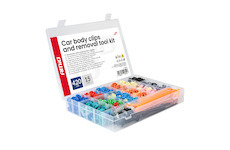 Sada sponek karoserie a nástrojů pro demontáž 420+15 ks AMIO-04744