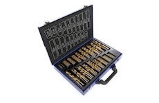 Sada titanových vrtáků HSS-TIN, 170 ks TAGRED