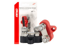 Sběrnicový blok konektorů pro baterie, dvojitá sada max. 48V M8 AMiO-03806