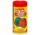 Sera základní krmivo pro terčovce a jiné náročné ryby Discus Granulat 250ml Nature