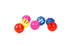 Set balónků pro kočky s rolničkou 3 cm (7 ks)