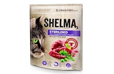 SHELMA Cat Sterilised Beef GF 750 g