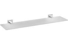 Skleněná polička 50 cm Quad Chrom