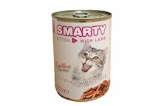 SMARTY Cat Kitten Jehněčí chunks, konzerva 410 g