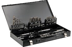 Souprava závitníků 44ks, M3, M4, M5, M6, M8, M10, M12