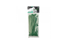 Stahovací pásky na vodiče 2.5 x 100 mm 100 ks GREEN