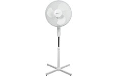 Stojanový ventilátor 40 cm, 45 W, bílý - STREND PRO