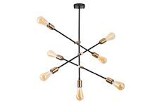 Stropní světlo, lustr 10350 Black Antique 230V, E27 - OPVIQ CHANDELIER BESTE