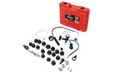 Tester těsnosti chladicího systému sada 28 ks - KRAFT&DELE