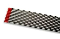 TIG wolframová elektroda 1ks, 2,4mm/175mm, červená (WT20) LAND & WELDER