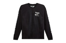 triko AUTHENTICATED TEE, ALPINESTARS (černá/bílá, vel. XL)