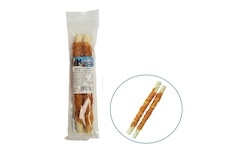 Tyč buvolí obalená kuřecím masem JUKO Snacks 25,5 cm (2 ks)