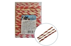 Tyčinka buvolí se slaninou JUKO Snacks 13 cm (100 ks)