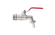 Ventil zahradní, vstup 3/4", výstup 1" + hadičník 3/4" - GEKO