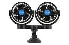 Ventilátor Duo 2 x 108 mm 12 V na přísavku MITCHELL