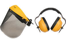 Vorel Helma se sítěným štítem + chrániče sluchu