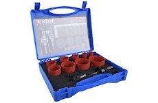 Vrtáky korunkové, univerzální, sada 13ks, EXTOL PREMIUM