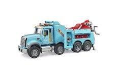 Vyprošťovací a odtahový vůz MACK Granit s majákem se zvukem - BRUDER