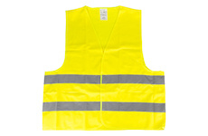 Výstražná vesta XXXL žlutá s certifikátem AMIO-03935