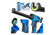 Vytlačovací pistole na baterie s LED osvětlením, 4×AA - GEKO