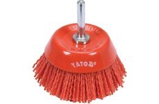 Yato Rotační kartáč 75mm, nylonové štětiny YT-47782