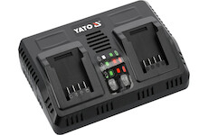 Yato Smart nabíječka na baterie s chlazením dvojitá Li-ion 18V 2,4 -4,5A YT-828501
