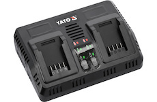 Yato YT-828499 Nabíječka na baterie dvojitá Li-ion 18V 2,2A