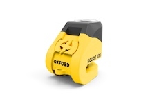 zámek kotoučové brzdy Scoot XD5, OXFORD (žlutý/černý, průměr čepu 6 mm)