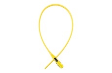 zámek zdrhovací na přilby a příslušenství SECURITY TIE COMBINATION, OXFORD (žlutý)