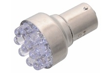 Žárovka 12LED 12V Ba15s oranžová