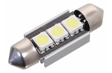 Žárovka 3 SMD LED 12V suf. SV8.5 36mm s rezistorem CAN-BUS ready bílá