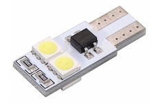 Žárovka 4 SMD LED 12V T10 s rezistorem CAN-BUS ready bílá
