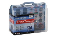 Žárovky 12V servisní box MEGA H1+H7+pojistky