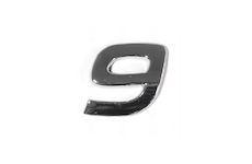Znak 9 samolepící PLASTIC
